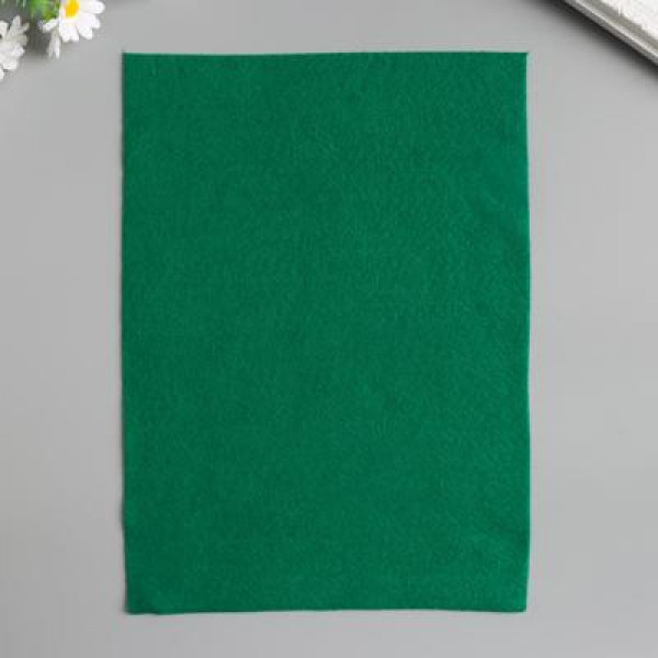 Фетр мягкий "Зеленый" 1 мм 1л формат А4 1644607