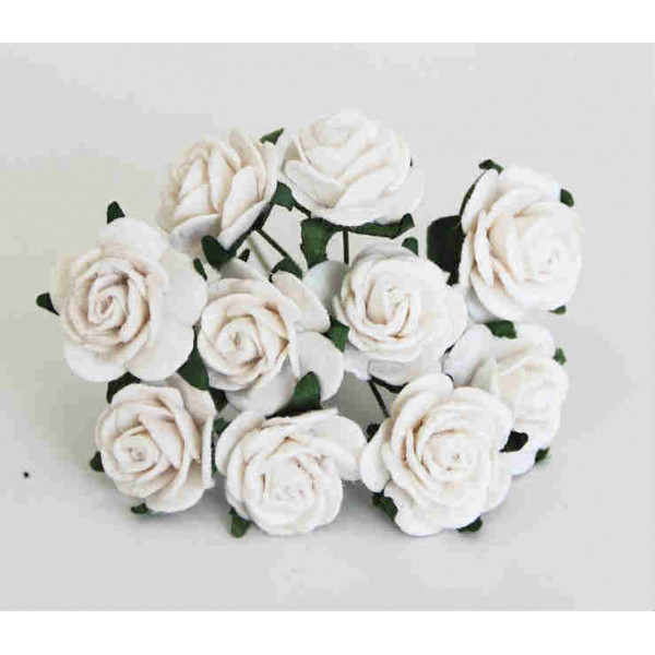 Midi розы 2,5 см - Белые  5шт  445