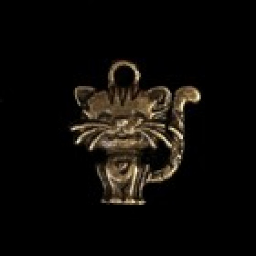 Металл подвеска  "Котёночек" бронза 1,8х1,8 см 3531354