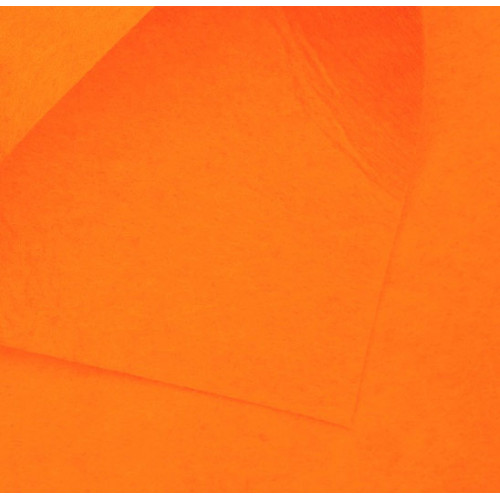 Фетр жесткий 1 мм (1 лист) SF-1943, оранжевый №022  812-222