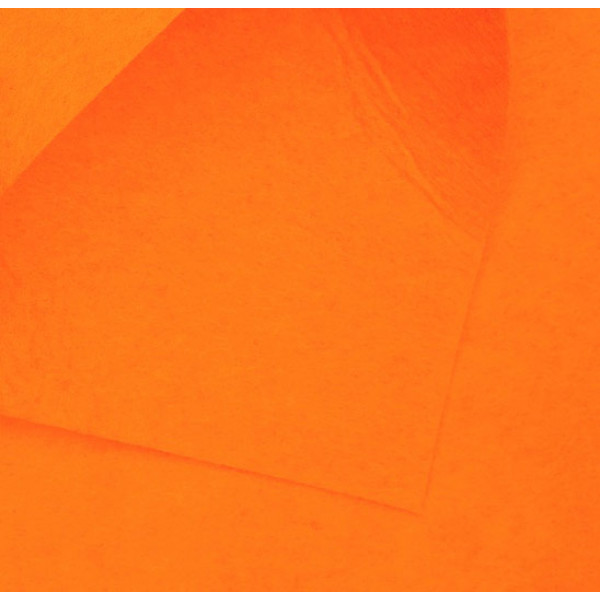 Фетр жесткий 1 мм (1 лист) SF-1943, оранжевый №022  812-222