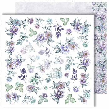 Лист для вырезания "Flowers" из коллекции "Flowers Symphony", 30,5х30,5 см, пл. 250 г/м DL5000-05