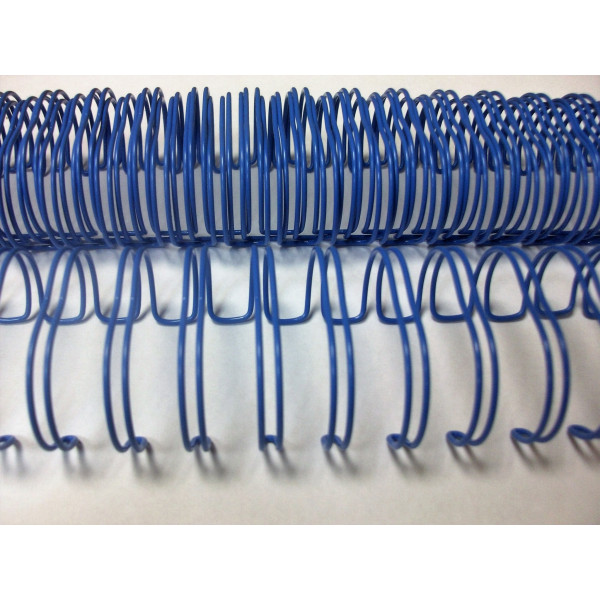 Металлическая пружина для биндера 2,5см цвет синий SERM25B