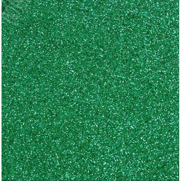 Фоамиран глиттерный А4, 2 мм Premium (1 лист) SF-1955, темно-зеленый №011 Арт.: 807-109