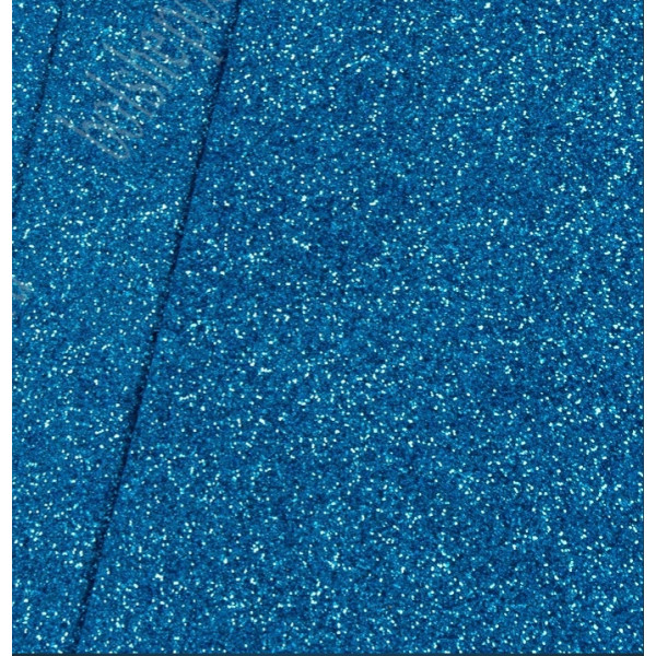 Фоамиран глиттерный А4, 2 мм Premium (1 лист) SF-1955, синий №007  807-150 