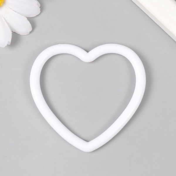 Кольцо пластик для изготовления ловца снов "Сердце" 6 см Артикул: 9600908