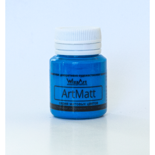Краска акриловая ArtMatt 20мл WizzArt WT16 Голубой