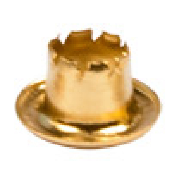 Блочки (люверсы) золото"Micron" EFN-04 d 4 мм 100 шт