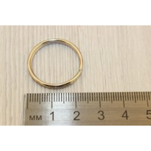 Кольцо для брелока цв. серебро 25мм  M150/18