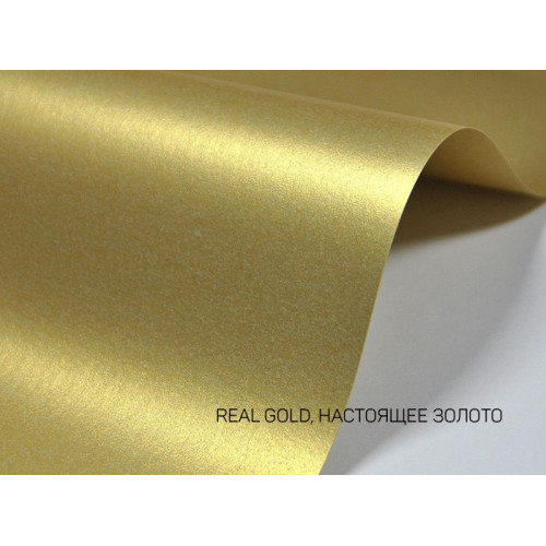 Дизайнерский картон перламутровый золото 20х30см 1 лист