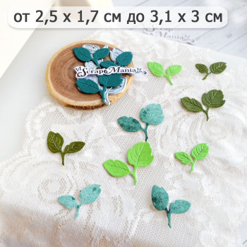 Нож "Снежноягодник. Веточки", 3,1х3 см (ScrapMania) Артикул235890