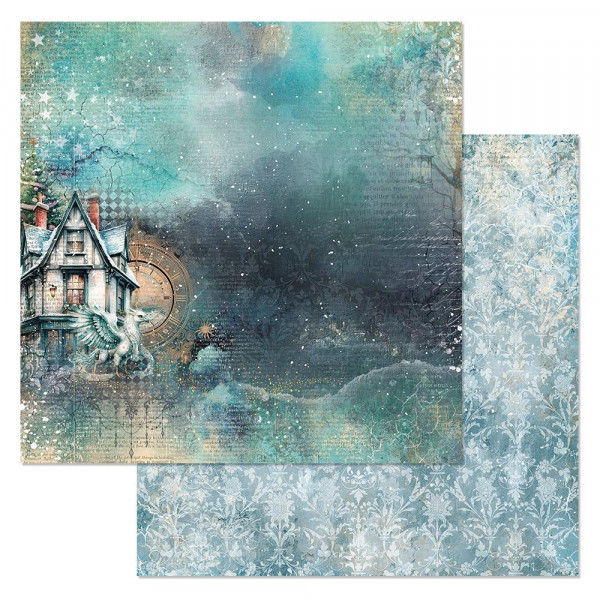 Бумага "Рождество у волшебников. Чудо случается в полночь" (ScrapMania) Артикул258433