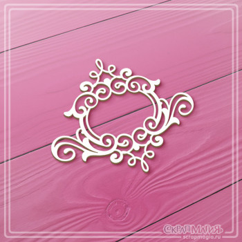 ОПТ Чипборд "Рамка с завитками" 73х63 мм ЧБ-4477 ОПТ Чипборд "Рамка с завитками" 73х63 мм ЧБ-4477