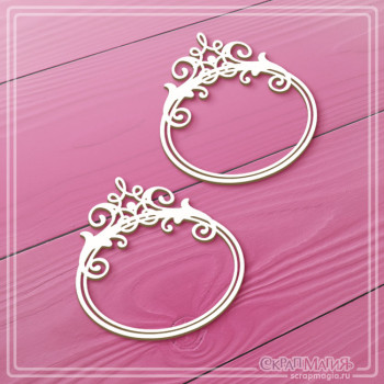 ОПТ Набор чипборда "Рамки с завитками" 2 эл. ЧБ-4480 ОПТ Набор чипборда "Рамки с завитками" 2 эл. ЧБ-4480