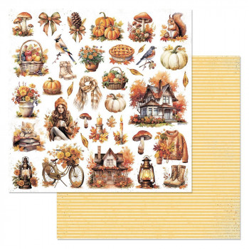 Бумага "Художница Осень. Картинки" (ScrapMania) Артикул257606