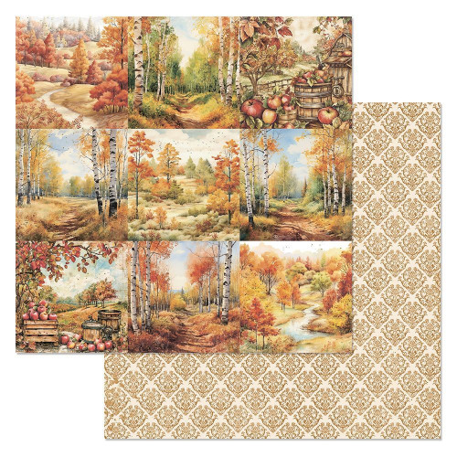 Бумага "Художница Осень. Карточки" (ScrapMania) Артикул257608