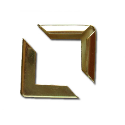 Уголок метал. для обложек с покрытием золото (PS30)
