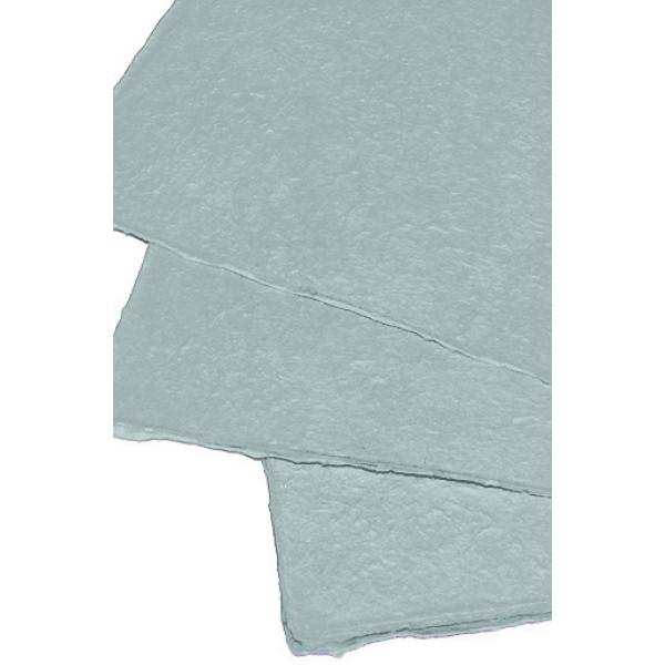 Бумага малбери (тутовая) серо-голубая 26х38см +- 2см