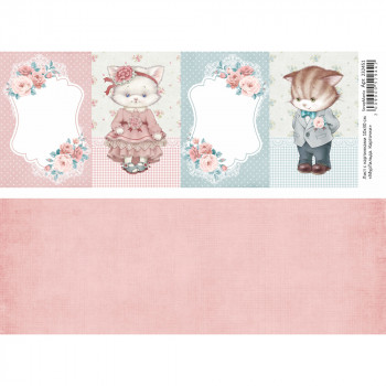 Лист с картинками 10х30 см "МурТильда. Карточки" (ScrapMania) Артикул232451 Лист с картинками 10х30 см "МурТильда. Карточки" (ScrapMania) Артикул232451