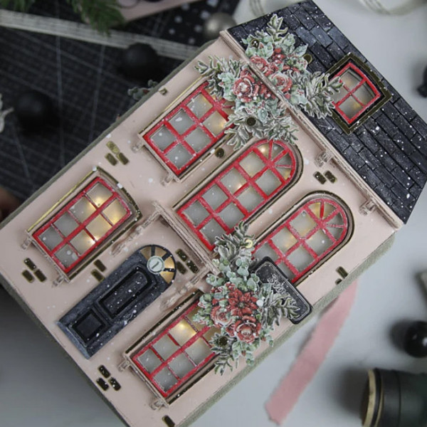 Конструкция на обложку "Домик" 146х229 мм МК-0005 Конструкция на обложку "Домик" 146х229 мм МК-0005