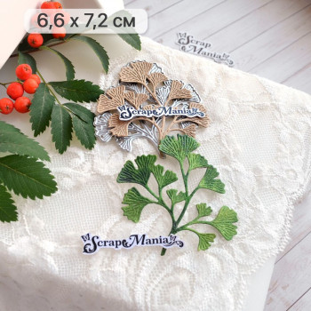 Нож "Листья леса. Гинкго", 6,6х7,2 см (ScrapMania) Артикул257224 Нож "Листья леса. Гинкго", 6,6х7,2 см (ScrapMania) Артикул257224