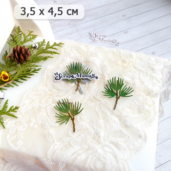 Нож "Пушистая ветка сосны", 3,5х4,5 см (ScrapMania) Артикул252286