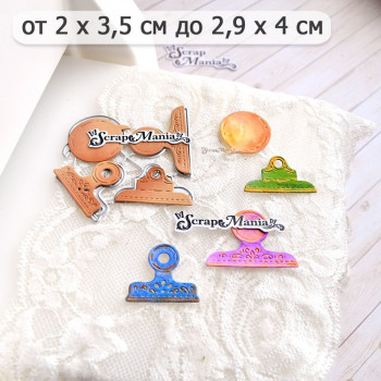 Нож "Школьная жизнь. Таб расписной", 2,9х4 см (ScrapMania) Артикул257185