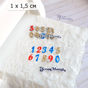 Нож "Цифры. Пухлые", 3,5х6 см (ScrapMania) Артикул257203