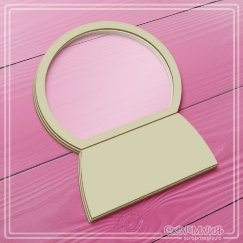 Заготовка для открытки-шейкера "Снежный шар" Ш-060